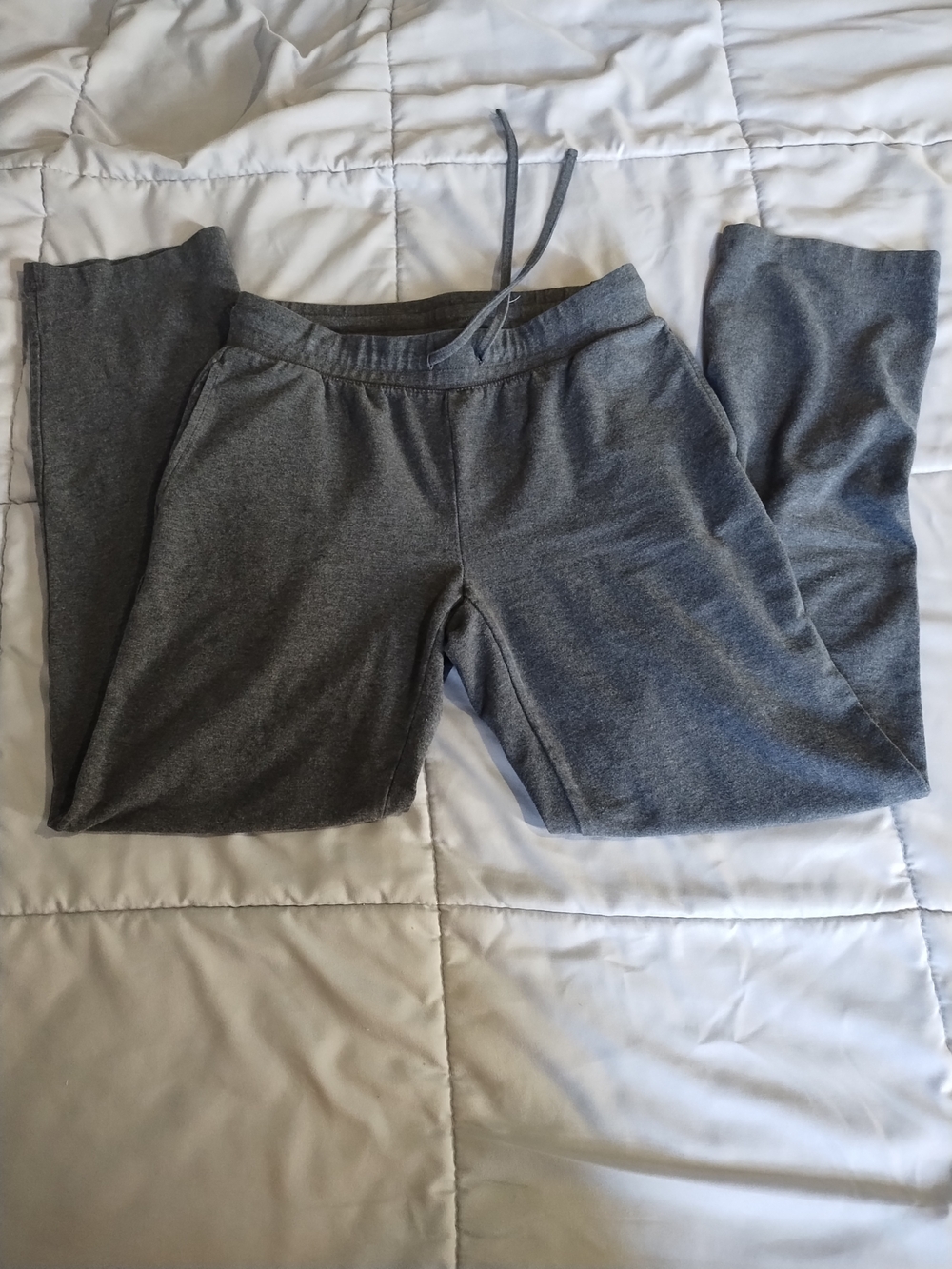 Style & Co. Gray Drawstring Leggings